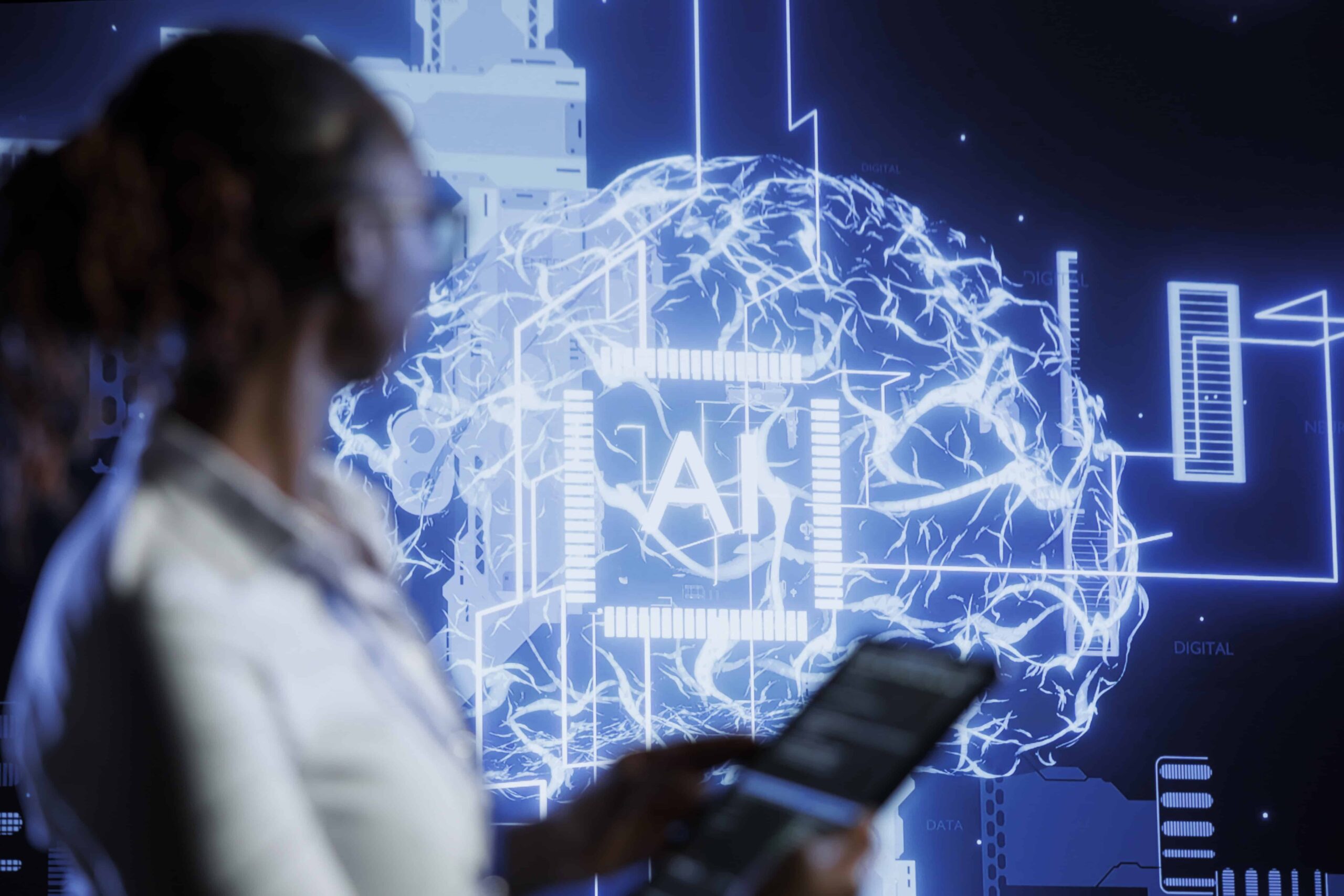 Computer Scientist Updating Ai Systems (1)